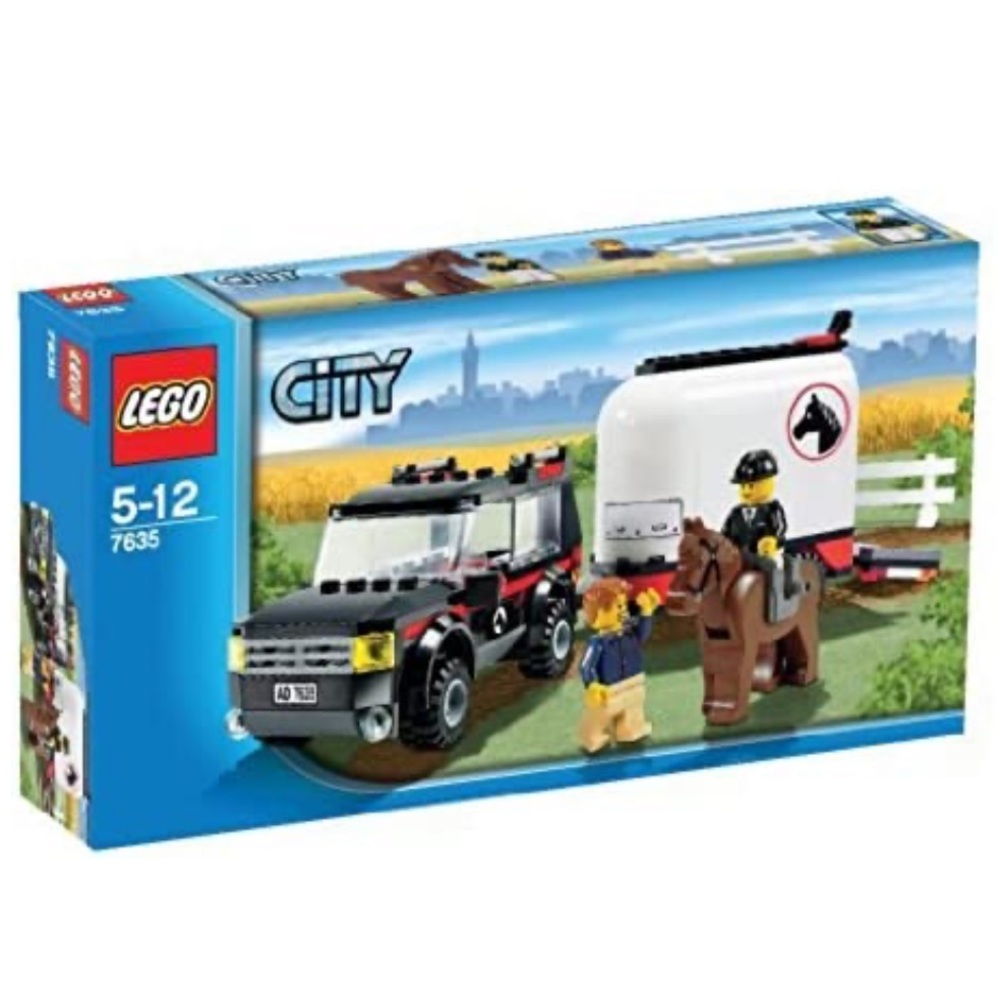 LEGO City 7635 Horse Trailer with 4WD COMPLETE SET!!!